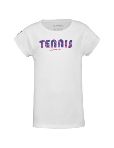 Babolat Excercise Cotton Tee Girl White