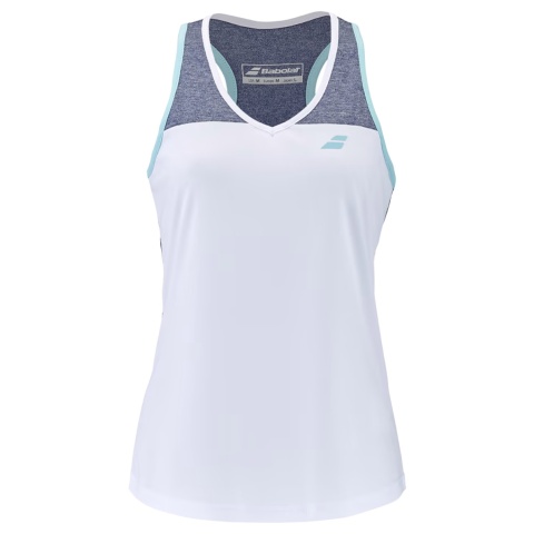 Babolat Play Tank Girl White/Blue