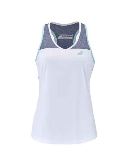 Babolat Play Tank Girl White/Blue Babolat Play Tank Girl White/Blue