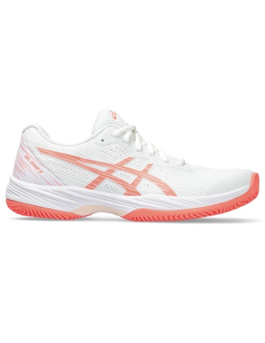 Asics Gel Game 9 Clay White/Sun Coral