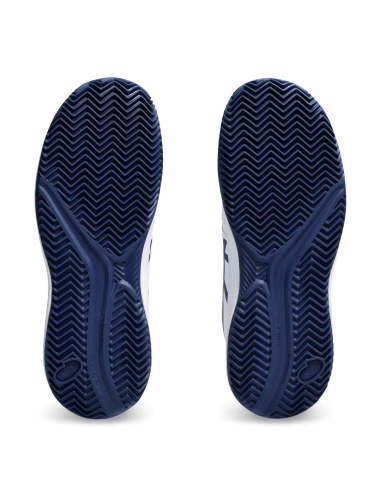 Asics Gel Resolution 9 GS Clay White/Blue Expanse