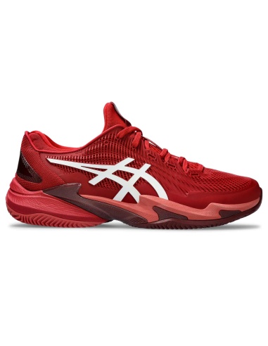 Asics Court FF 3 Novak Clay Cranberry/White