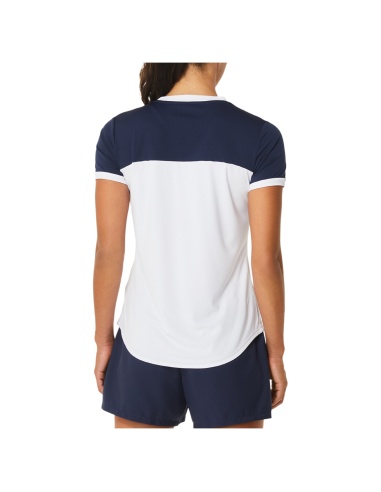 Asics Court T-Shirt Brilliant White/Midnight