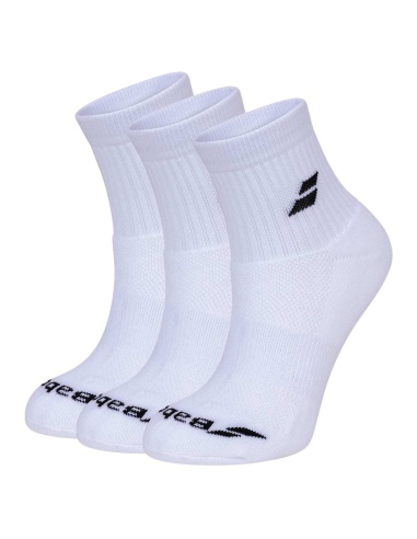 Babolat Quarter Socks White (3 paia)