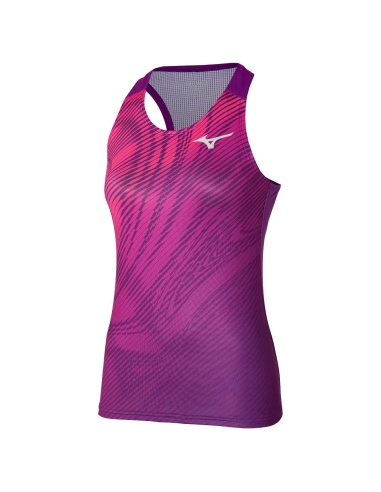 Mizuno Charge Printed Tank Purple Magic