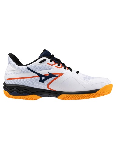 Mizuno Wave Exceed Light 2 Padel White/Dress Blues/Carrot Curl
