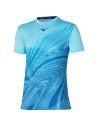 Mizuno Tennis Ch  Shadow Graphic T-Shirt Blu Glow