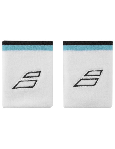 Babolat Jumbo Wristband White/Estate Blu