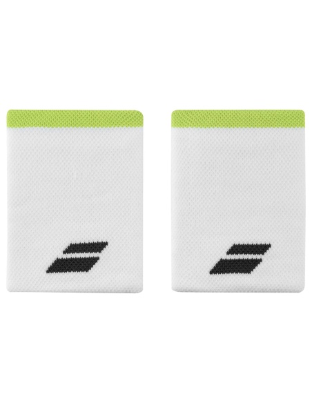 Babolat Jumbo Wristband White/Lime Babolat Jumbo Wristband White/Lime
