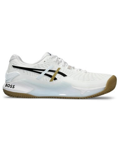 Asics Gel Resolution 9 Clay by Boss White/Black