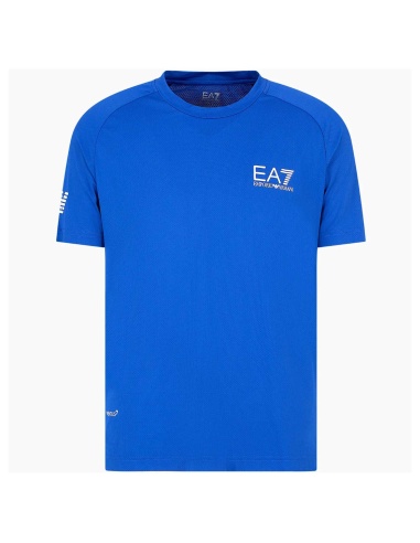 EA7 T-Shirt Tennis Pro Ventus7 Blu Royal