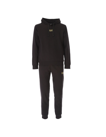 EA7 Tuta Core Identity in cotone con logo