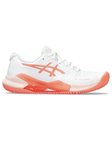 Asics Gel Challenger 14 Clay White/Sun Coral