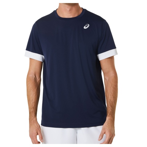 Asics Court T-Shirt Midnight/Brilliant White
