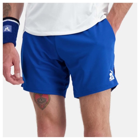 Le Coq Sportif Tennis Pro Short Lapis Blu