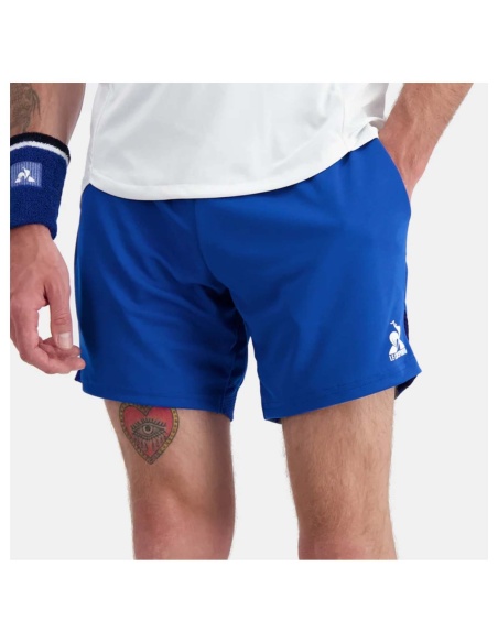 Le Coq Sportif Tennis Pro Short Lapis Blu