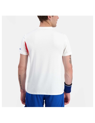 Le Coq Sport Tennis Pro T-Shirt Optical White