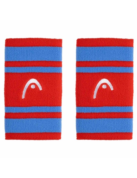 Head Wristband Striped 5' Hibiscus/Orange Alert