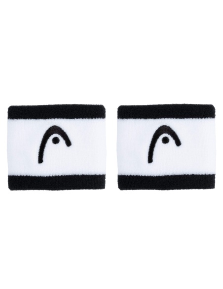 Head Wristband Striped 2,5" Black/White