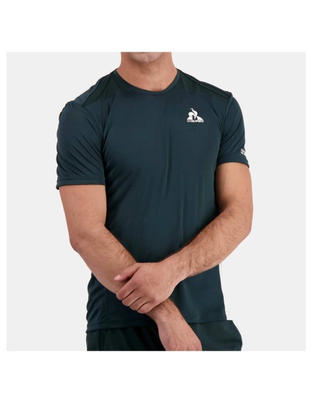 Le Coq Sport Tennis Pro T-Shirt Scarab