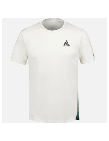 Le Coq Sport Tennis Pro T-Shirt Marshmallow
