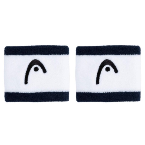 Head Wristband Striped 2,5 Navy/White