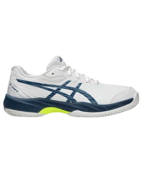 Asics Gel Game 9 GS Clay Junior White/Mako Blue