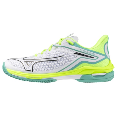 Mizuno Wave Exceed Tour 6 Clay White/Black/Neo Lime