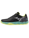Mizuno Wave Enforce Court Clay Black / White / Sunny Lime
