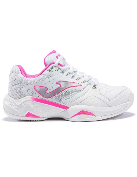 Joma Master 1000 Junior White/Fucsia Clay