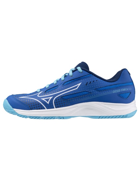 Mizuno Exceed Star Junior Clay Magent Blu/White/River Blue
