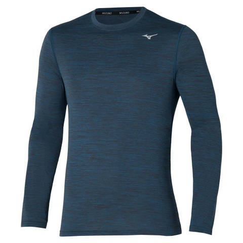 Mizuno Impulse Core LS Tee  Blue Wing Teal