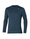 Mizuno Impulse Core LS Tee  Blue Wing Teal