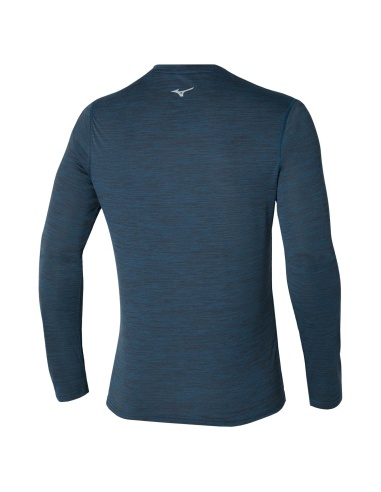 Mizuno Impulse Core LS Tee  Blue Wing Teal
