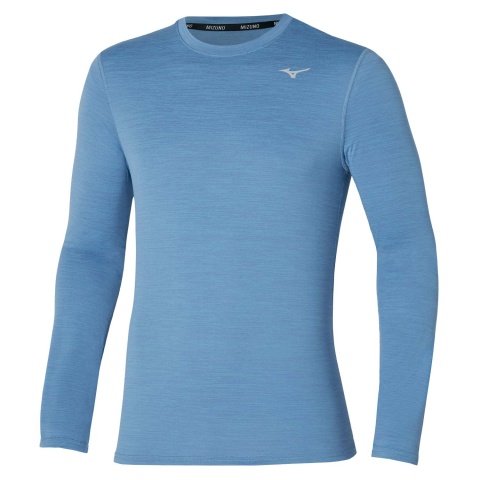 Mizuno Impulse Core LS Tee  Parisian Blu