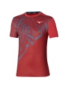 Mizuno Tennis Mugen Shadow Graphic T-Shirt Salsa