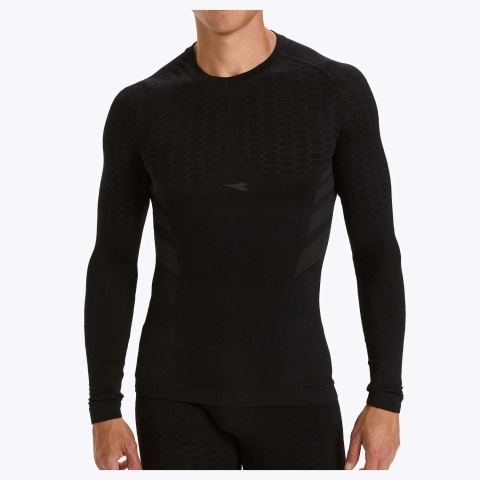 Diadora LS T-Shirt Action Hydden Power Black