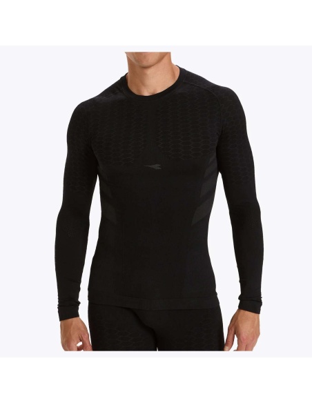Diadora LS T-Shirt Action Hydden Power Black