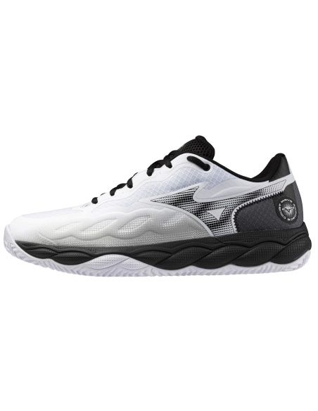 Mizuno Wave Enforce Court Clay White/Black/Iron Gate