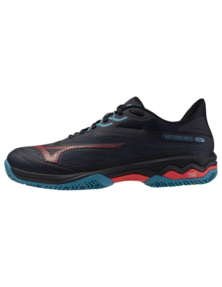 Mizuno Wave Exceed Light 2 Padel Salut/Hibiscus/Enamal Blue