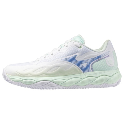 Mizuno Wave Enforce Court Clay White/Frontier Blue/Bay