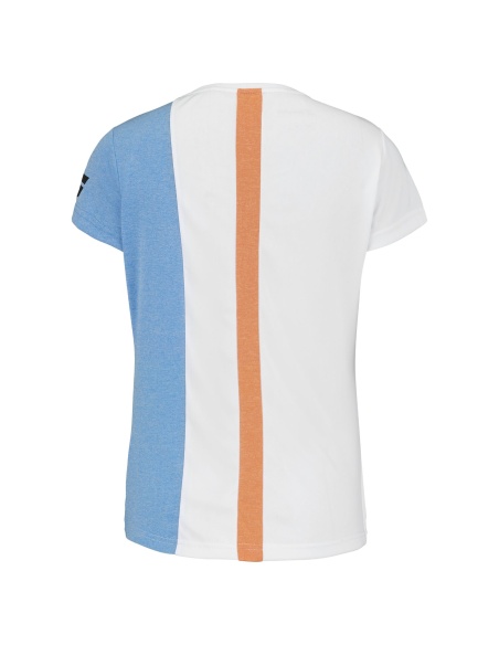 Babolat Play Cap Sleeve Top White/Light Blue