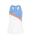 Babolat Play Tank Girl White/Blue