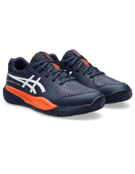 Asics Gel Resolution X GS Junior Clay Midnight/White Asics Gel Resolution X GS Junior Clay Midnight/White