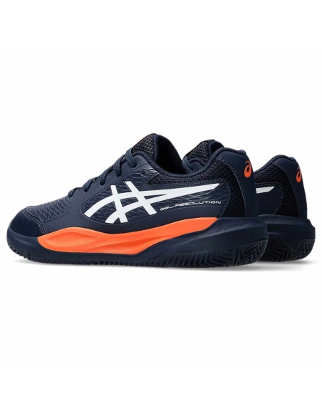 Asics Gel Resolution X GS Junior Clay Midnight/White Asics Gel Resolution X GS Junior Clay Midnight/White