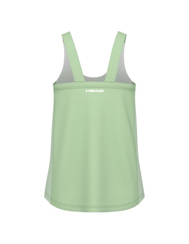 Head Spirit Tank White/Celery Green