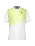 Head TopSpin T-Shirt White/Light Lime