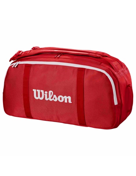 Wilson Super Tour Caches Duffel Red Wilson Super Tour Caches Duffel Red