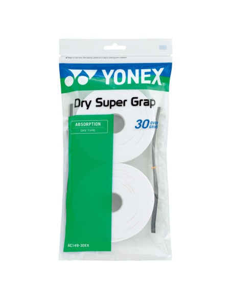 Yonex Dry Grap 30 Pack White