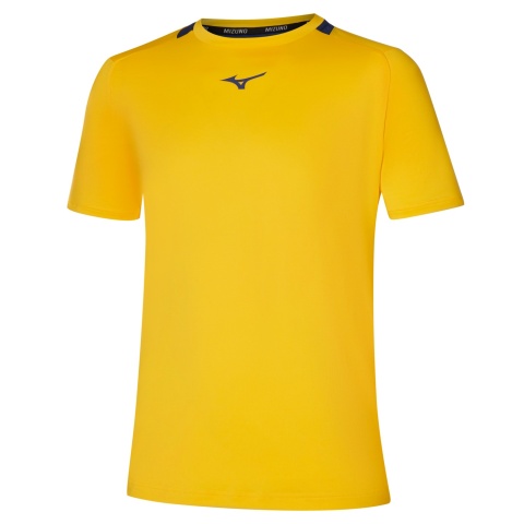 Mizuno Tennis T-Shirt Cyber Yellow